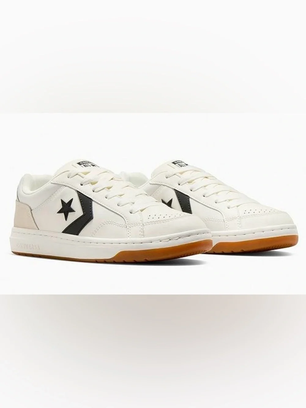 Converse Blaze Men’s Cream Low-Top Sneakers with Black Star
